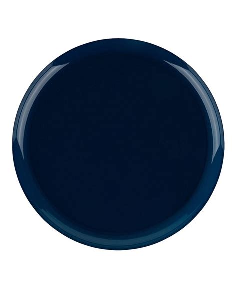 Smarty Had A Party 625 Navy Flat Round Disposable Plastic Pastry