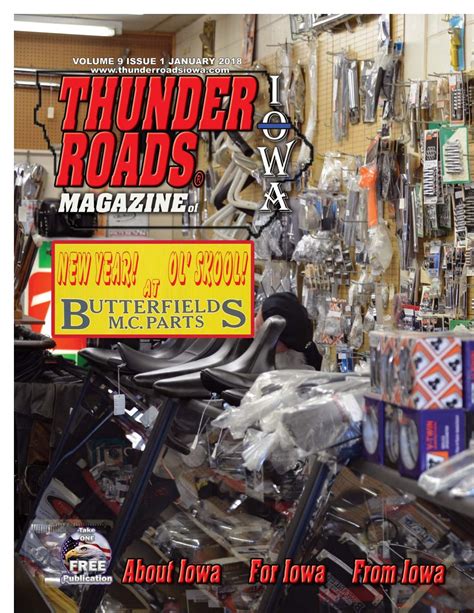 Thunder Roads Magazine Of Iowa January 2018 By Thunder Roads Magazine
