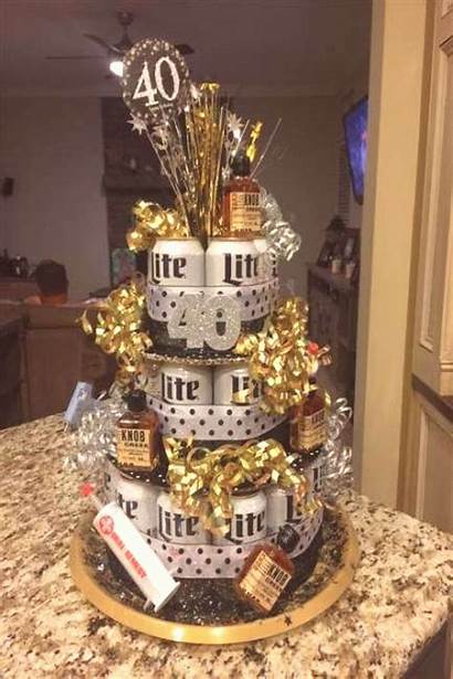 Cake Birthday Beer Boyfriends 40th Decorations 50th