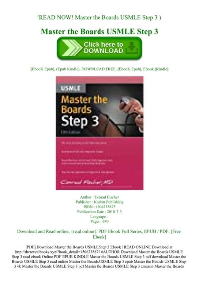 Read Now Master The Boards Usmle Step 3 Read