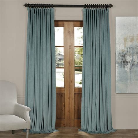 How much are velvet drapes? Half Price Drapes Signature Doublewide Blackout Velvet ...