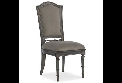 hooker furniture arabella 1610 75410 gry upholstered back side chair simon s furniture