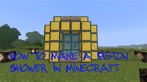 F this vid its not even work in surv stupid. How To Make A Minecraft Shower Minecraft Project