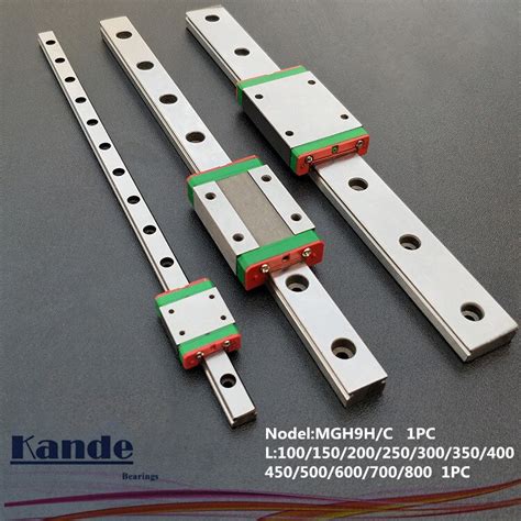 Mgn9 Cnc 9mm Miniature Linear Rail Guide Mgn9c L100 600 Mm Mgn9 Linear