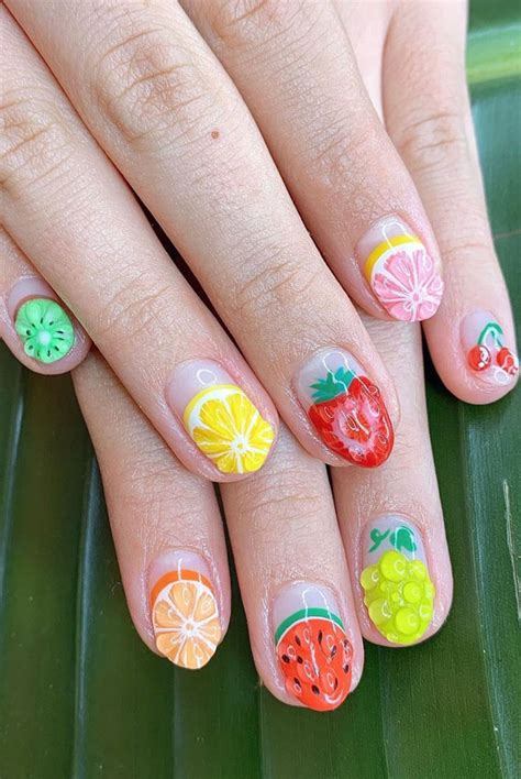 Most Beautiful Nail Designs You Will Love To Wear In 2021 Fun Fruity