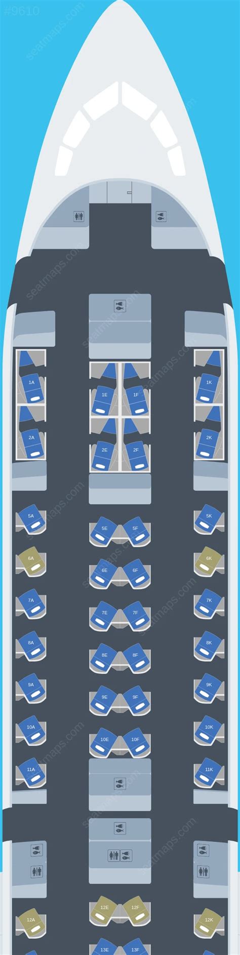 Seat Map Ratings Of British Airways Boeing 787