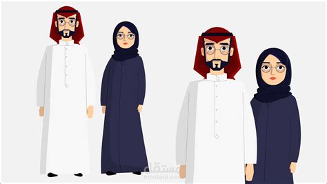 تصميم شخصيات كرتونية سعودية مستقل