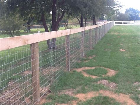 Farm Wire With Top Trim Board Fence Landscaping Pasture Fencing
