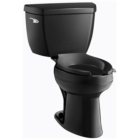 What is the tallest height of a toilet? Shop KOHLER Highline Classic Black Black Elongated Chair ...