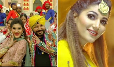 Haryanvi Hot Bomb Sapna Choudhary And Punjabi Singer Daler Mehndis New