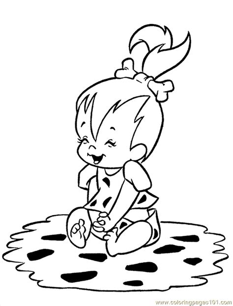 Pebbles And Bambam Coloring Pages