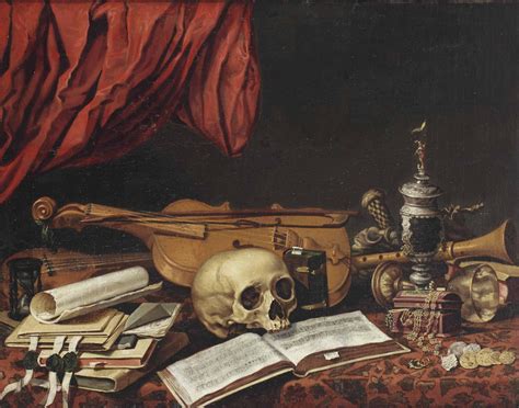 Vanitas Still Life With A Skull Vanitas Painting 17th Century