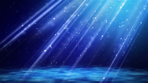 Loopable Background Flying Blue Particles Stock Footage Video 100