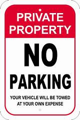 Photos of Private Parking Signs For Sale