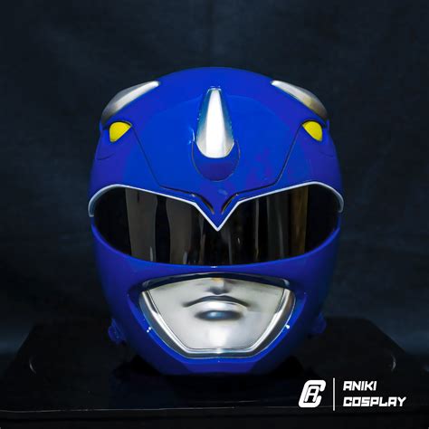 Mighty Morphin Power Rangers Blue Ranger Helmet D Printed Cosplay