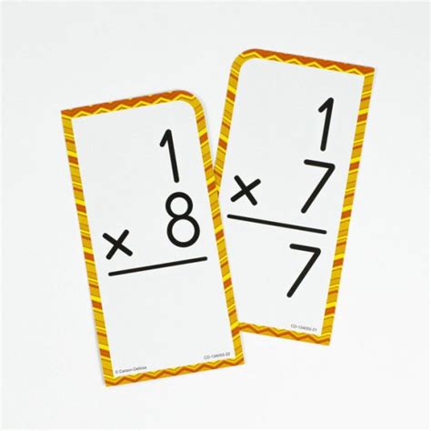 Multiplication All Facts Through 12 Flash Cards By Carson Dellosa