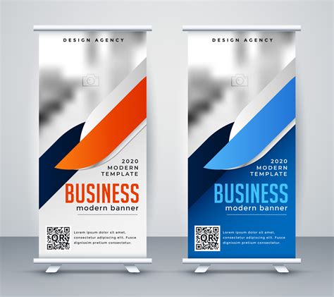 Modern Business Roll Up Banner Design Template Download