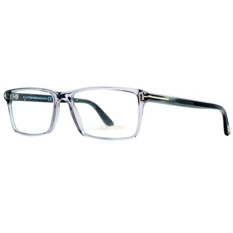 tom ford eyeglasses tf5408 tf 5408 020 grey crystal horn optical frame 56mm