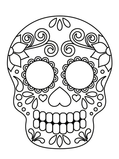 Si tu ne sais pas comment ils doivent être colorés, à la fin. Coloriage Tete De Mort Mexicaine Coloriage Tªte De Mort Mexicaine 20 Dessins Imprimer - Artemia.org