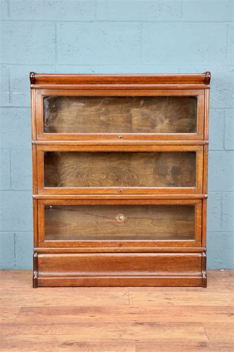 Oak globe wernicke d 299 barrister bookcase section 8 12. Globe Wernicke Oak Stacking Bookcase III - Antiques Atlas