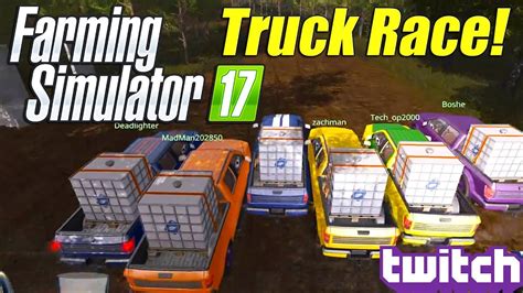 Farming Simulator 17 Truck Race Youtube