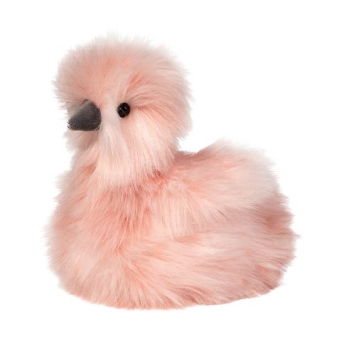 Mara Pink Silkie Chick Douglas Toys
