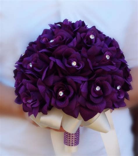 Maybe you would like to learn more about one of these? 2 bouquets-bridal flower girl/Toss-purple,lavender ...