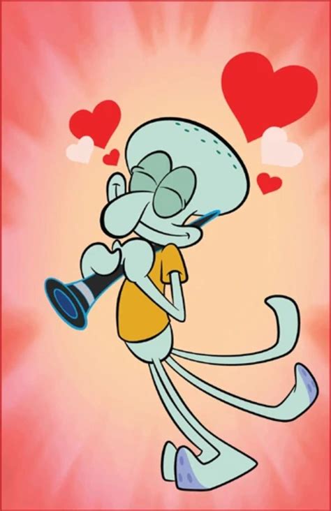 I Love My Clarinet Squidward Tentacles Mini Drawings Spongebob