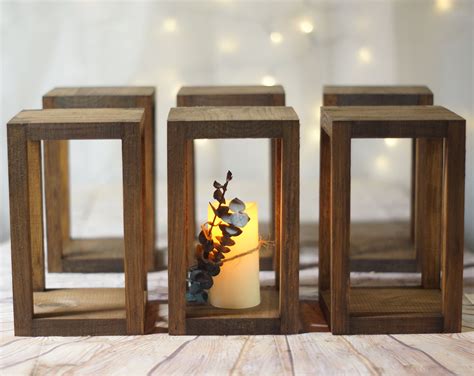 6 9 Bulk Wedding Lantern Centerpieces Rustic Wedding Table Decoration