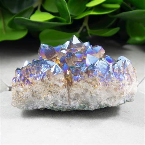 Cobalt Blue Amethyst Crystal Cluster Etsy