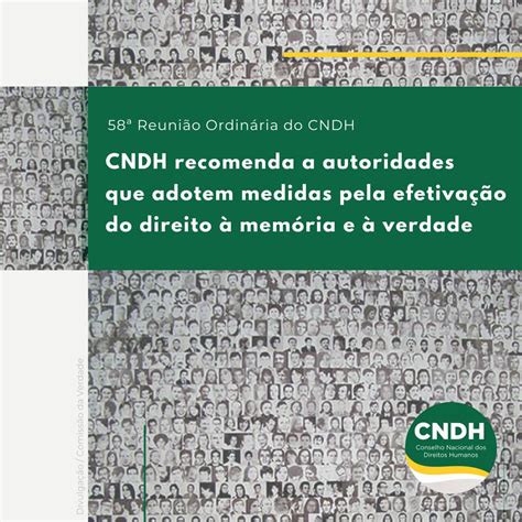 Alc Noticias Portugues Cndh Recomenda A Autoridades Que Adotem Medidas Pela Efetivação Do