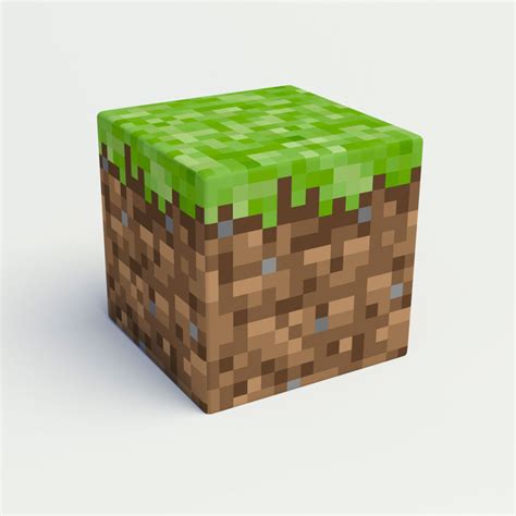 Grass Block Minecraft Grass Cube
