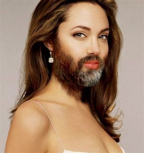 30 Female Celebrities With Beards 030 Funcage