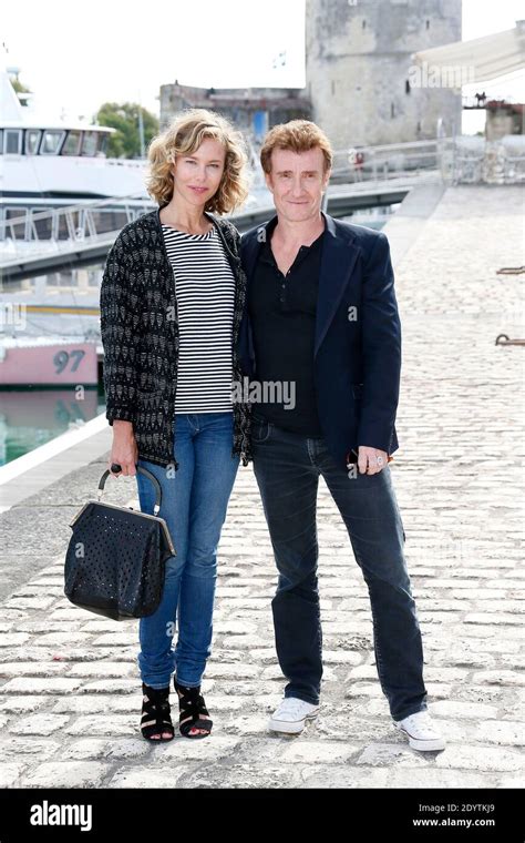Pascale Arbillot And Thierry Fremont Attending The Th Festival Of Tv Fiction In La Rochelle