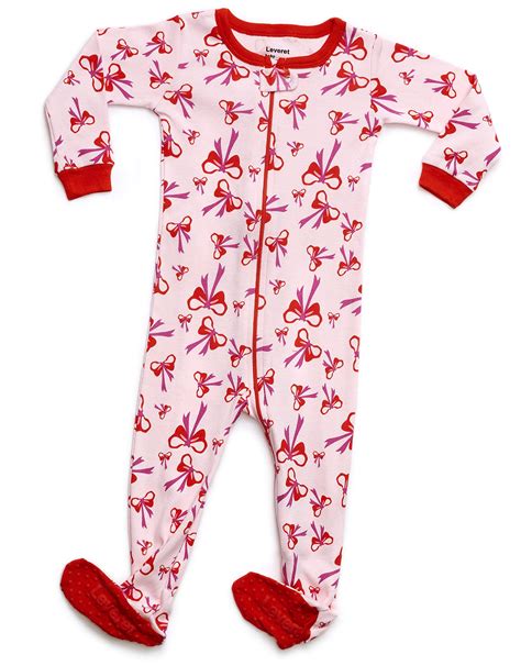Leveret Leveret Baby Boys Girls Footed Pajamas Sleeper 100 Organic