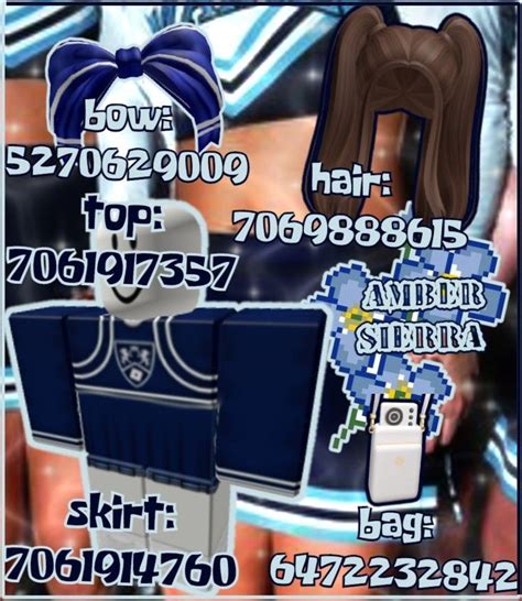 Roblox Cheer Outfit P Cheer Outfits Blue Cheer School Decal