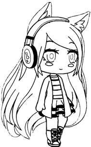 Gacha life coloring pages - AnimationsA2Z | Coloring pages, Coloring