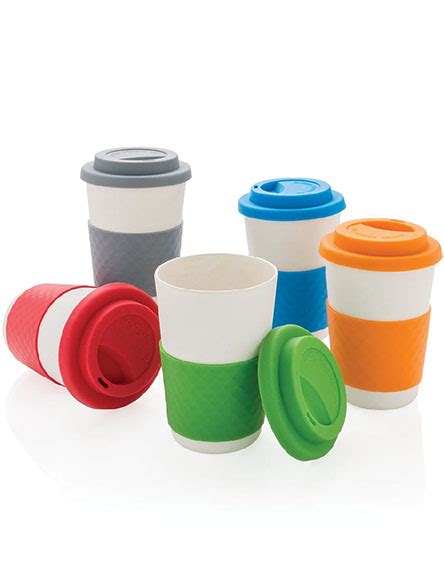 Branded Bamboo Reusable Coffee Cups By Universal Branding