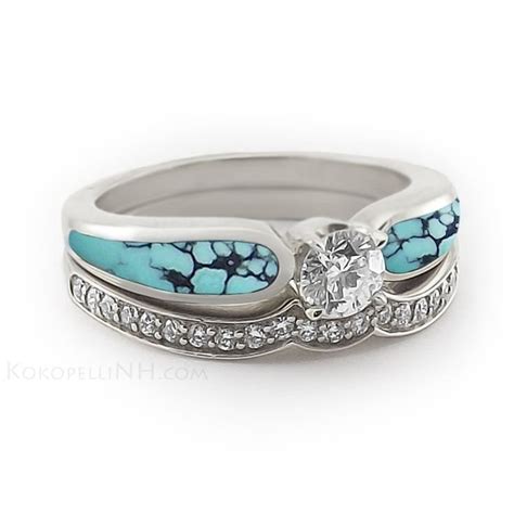 Native American Wedding Rings Best Turquoise Wedding Rings