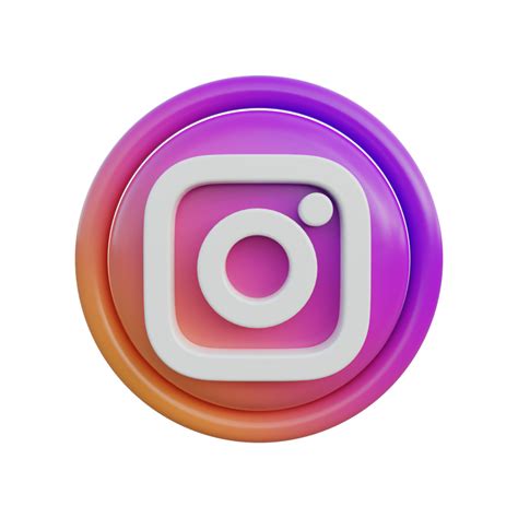 D Social Media Icons Instagram Png