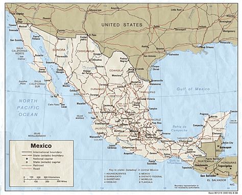 Mexico Maps Perry Castañeda Map Collection Ut Library Online