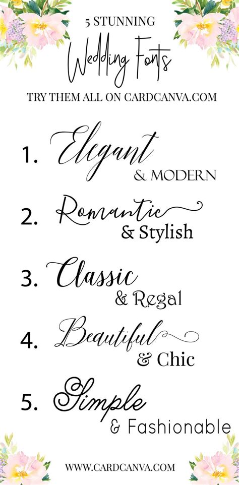 The brush script mt font was designed to mimic handwriting. Try those beautiful wedding fonts! With calligraphy fonts ...