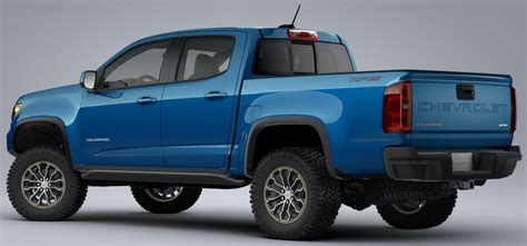2021 Chevy Colorado Gets New Bright Blue Metallic Color