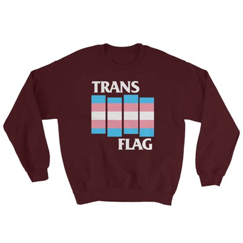 Trans Gender Lgbt Flag Unisex Sweatshirt Shirts Design By Masshirts