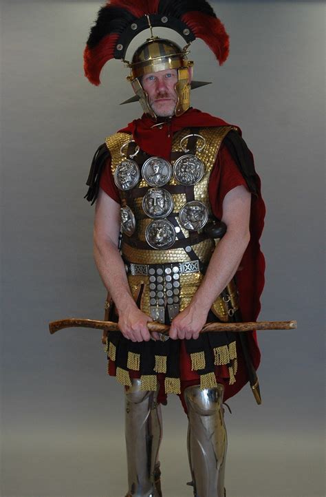 This Living Historian Dresses As A Centurion Centurions Wore Greaves
