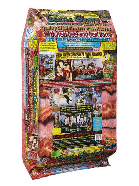 Gentle Giants Canine Nutrition Meat Lovers with Real Beef and Real