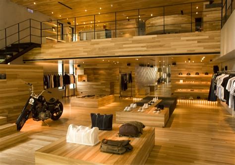 This joyce boutique is located in shanghai, in the iapm mall and was designed by koichi futatsumata. Retail Design: Showroom In Wood