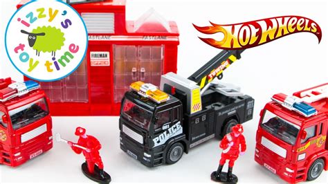 CARS ! Hot Wheels Fast Lane Fire Truck and Garbage Truck ... 1:false 2:false 3:true 4:false 5:true.