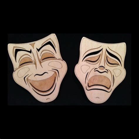 Drama Masks Theater Masks Comedy Masks Drama Theater Etsy
