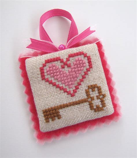 Completedfinished Lizzie Kate Valentines Day Key To My Etsy
